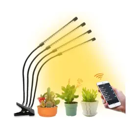 Zwd-2127 Lurious Smart Wifi Led Grow Light Dimmable Full Spectrum Plant Lamp With T... Fast Ship