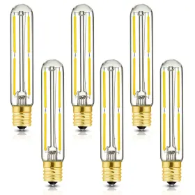 Lvye 414802250822 E17 Led T6.5 Tubular Filament Bulb Dimmable 4w Tube Bulbs 500lm 4000k D