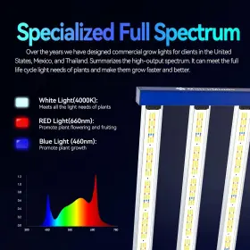 Mc320 Maiceminds 320w Led Grow Lights For Indoor Plants Full Spectrum Foldable And Dimmable #2