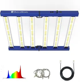 Mc320 Maiceminds 320w Led Grow Lights For Indoor Plants Full Spectrum Foldable And Dimmable