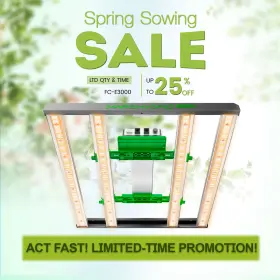 Fc-e3000 Mars Hydro 973280370764 300w Led Grow Light Bars 3x3ft For Indoor Plant Flower Veg