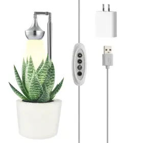 Mzp02 Mezher Grow Lights For Indoor Plants Small Led Light With 360 Rotation Aluminum