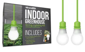 Miracle Led 601049 Indoor Greenhouse Corded Lighting Kit With Full Spectrum Mult
