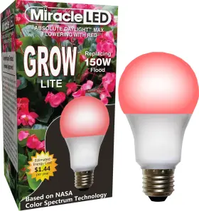 605182 Miracle Led Commercial Hydroponic Ultra Grow Lite Replaces 65w
