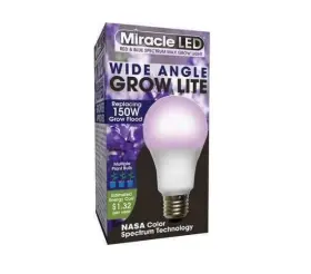 Miracle Led 728433236239 3 Pack Red And Blue Spectrum Indoor Grow Light Bulbs 150w From 11w #3