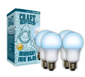 801083 Miracle Led Craft Lighting Midnight Iris Blue Spectrum Grow Light Bulb Re