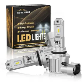 9006-hb4 Novcapar 9006 Led Bulbs 30000lm 1000% Brightness Cool White 6500k 1 Mini Size Pl