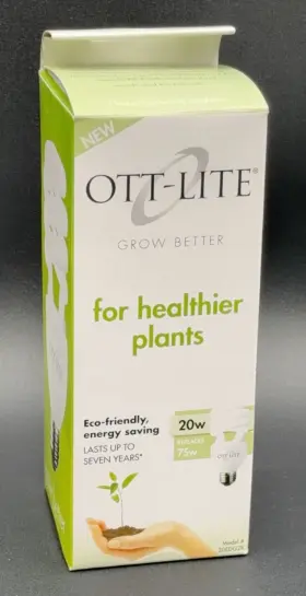 Ott-lite 20edg2r Ottlite Natural Light Supplement 20w Plant Replacement Grow Bulb Nos New