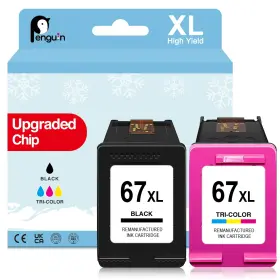 Penguin B0fpcxbdfl 67xl For Hp Printer Ink 67 Deskjet 4200e Cartridges 4258