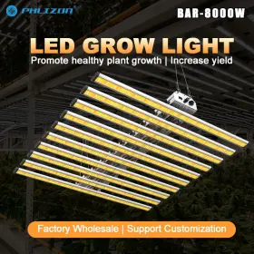 10732661167679 Phlizon Bar-8000w Spider Samsung Led Grow Light Bar Full Spectrum Hydroponics Indoor Co2