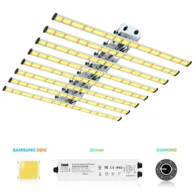 Ph-b10-640w Phlizon 640w Dimmable Samsung Led Bar Grow Lights Full Spectrum Indoor Commercial 6x6ft #3