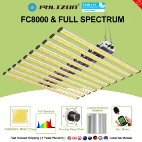 Ph-b10-d Phlizon 8000w Spider With Samsung Led Grow Light 10bar Hydroponic Medical Lamp Indoor 6x6ft