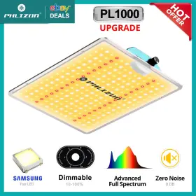 Pl1000w Phlizon Pl-1000 Led Grow Light Samsung Evo For All Indoor Plants Hydroponics