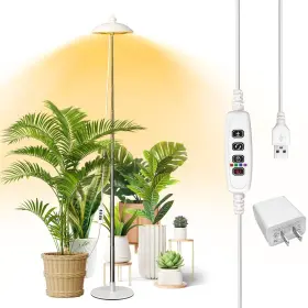 Qt-led-us2026 Qtittu Led Floor Grow Lights For Indoor Plants Corner Stand Full Spectrum Plant Gro