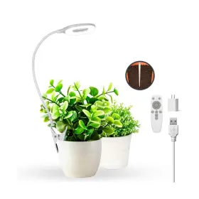 Plantl-1p Ririben Grow Lights For Indoor Plants Clip-on Led Full Spectrum Plant Ligh... Fast Ship