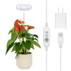 Rdt-gl-001p Rodinto Grow Light For Indoor Plants Full Spectrum 48leds Small Plant Li