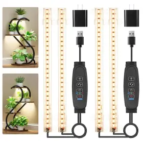 Rtus22ydt-02-2 Rwntao 8.6ftft Mini Two Strip Growing Lamp For Indoor Plants 3000k Full Spectrum Led