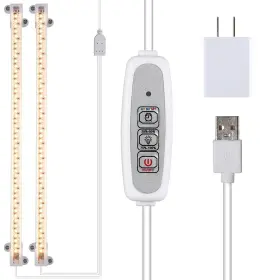 Zwldt-02 Rwntao Grow Light Two Heads Strip Growing Lamp Full Spectrum Strips For