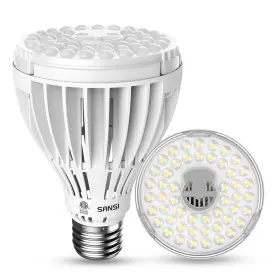 01-03-001-013201 Sansi Led Grow Light Bulb 350w Equiv Par25 32w Full Spectrum 4000k Energy Saving #2