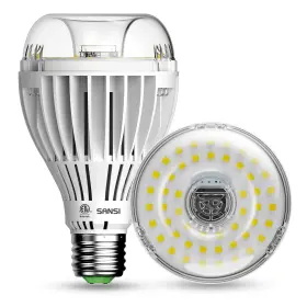 01-03-001-022422 Sansi 24w Led Grow Light Bulb E26 4000k A21 360w Equivalent Full Spectrum Indoor Plant