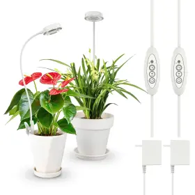 01-03-001-051002 Sansi 2x 150w Led Grow Light Hydroponic Full Spectrum Indoor Flower Plants Growth Lamp