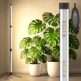 01-03-001-505501 Sansi Grow Lights 55w/80w T10 Standing 4.34ft 4000k Adjustable Dimming Timer