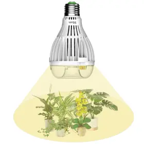 01-03-002-022422 Sansi Led Grow Light Bulb 24w 200w Equivalent Full Spectrum Houseplants A21