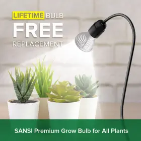 01-03-011011 Sansi Led Grow Light 10w 150w Full Spectrum Sunlike Indoor Clip-on Homehydroponic Lamp #2