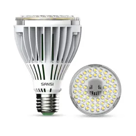 01-03-033602 Sansi 36w Grow Light Bulb Full Spectrum 4000k Par25 Led Plant E26