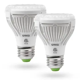 01-03-041030 Sansi 2 Led Grow Light Bulb Full Spectrum 2pack 10w Plant Lamp Par20 Sunlike Indoor