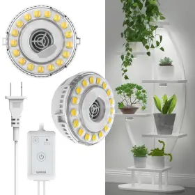 01-03us-001-071020fba001m Sansi Puck Grow Light Led Plant For Indoor Plants Full Spectrum L