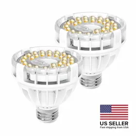 200w Sansi 0103001010317 2pack Led Grow Light Bulb 15w Equiv E26 Full Spectrum Indoor Hydroponic Veg #2
