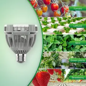 02-14-002-002115 Sansi Led Plant Light Bulb 15w Pr25 A21 Indoor Grow Sunlight Full Spectrum Lamp #3