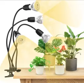Dsx-mutilheadszwd000001 Sansi 4 Head Led Grow Light Full Spectrum Gooseneck Clip Plant Hydroponics Lamp