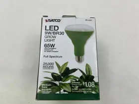 S11441 Satco Nib R30 Grow Light Full Spectrum 9w See Pics #g23