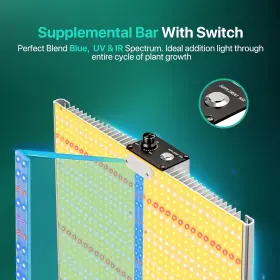 Sh2000 Sayhon 800689571286 Led Grow Light Dimmable Full Spectrum Growing Lights Withuv&ir Indoor #3