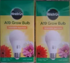 Scotts Miracle Gro 819313023084 4- Bulbs Selectable Spectrum Plant Grow Light Indoor New
