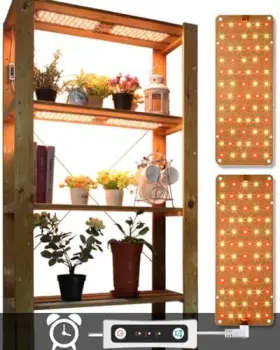 Asg-20w Shangyiguangdianjishu Grow Light 20w Ultra-thin Led Lights For Indoor Plants Full Timer Rw #2