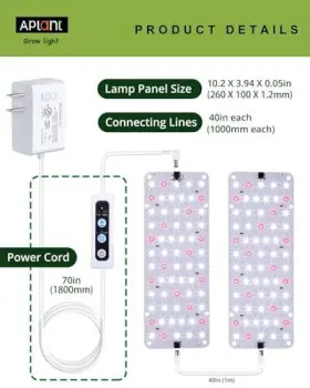 Asg-25d3 Shangyiguangdianjishu Grow Light Strip 3-pack 6/12/16h Timer Plant Lights For 20w Dimmer Rcw #3
