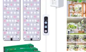 Asg-25d3 Shangyiguangdianjishu Grow Light Strip 3-pack 6/12/16h Timer Plant Lights For 20w Dimmer Rcw
