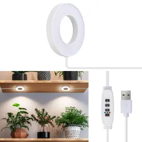 Adlkg9087 Siyomg Ceiling Grow Lights For Indoor Plants 48 Leds Full Spectrum Halo Led Plant L