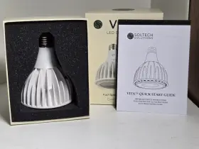 Soltech Solutions 694536193420 Vita Led Grow Light Bulb White Narrow Non-dimmable Tested New