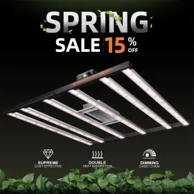 Sf-g5000 Spider Farmer G5000 Led Grow Light Full Spectrum Co2 Commercial Plant Veg Flower