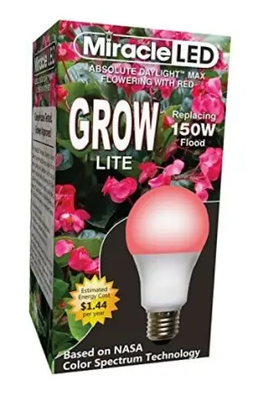 604586 Stimulus Brands Miracle Led Ultra Grow Red Spectrum Light Replaces 150w
