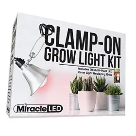 602778 Stimulus Brands Llc Red Spectrum Clamp-on Led Multi-plant Light Kit Fruiting And Flowering