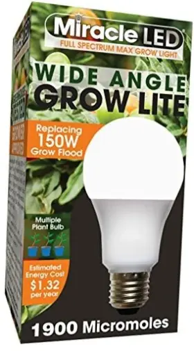604594 Stimulus Brands Llc Miracleled Multi-plant Full Spectrum Grow Light Bulb Single Pack