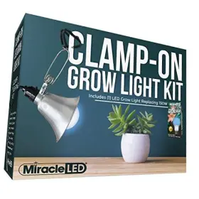 607269 Stimulus Brands Llc Clamp-on Led Absolute Daylight Plus Grow Light Kit With Red And Blue Spectrum