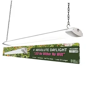 604533 Stimulus Brands Llc 738964415195 Miracleled 4 Foot Led Grow Light Full Spectrum Replacing 300w
