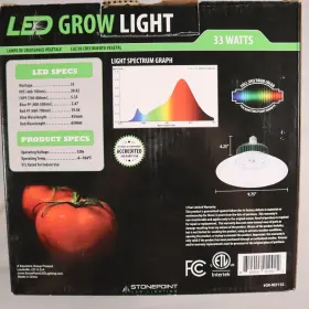 Gr-ref1ss Stonepoint Led Lighting Grow Light 33w Full Spectrum Blue Red White #2