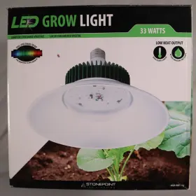 Gr-ref1ss Stonepoint Led Lighting Grow Light 33w Full Spectrum Blue Red White